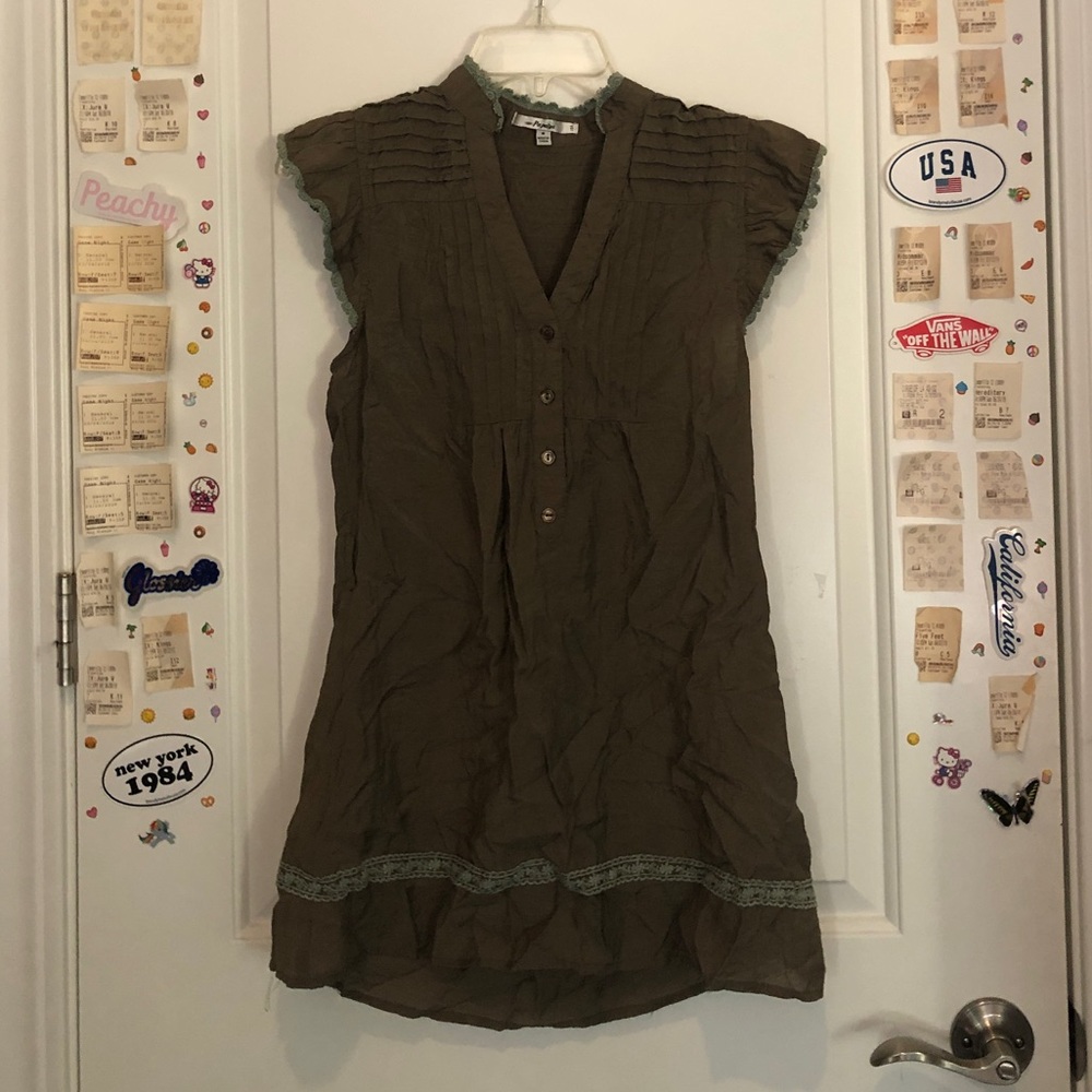 Fairy Green Mini Dress Size Medium